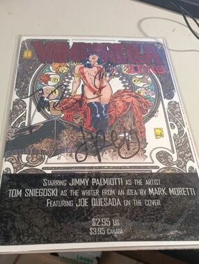 Vampirella Zero SIGNED COMIC WITH COA - White and Red